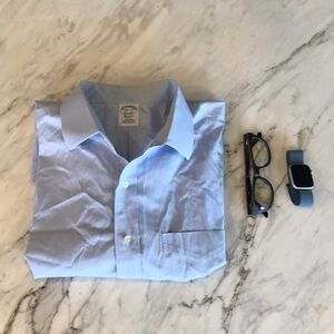 BROOKS BROTHERS BLUE DRESS SHIRT SIZE 16.5